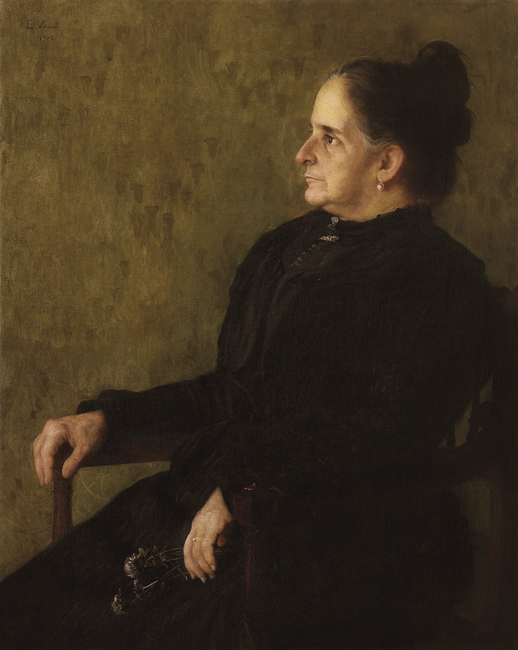 Portrait d'Adelaide Simas - Eliseu Visconti