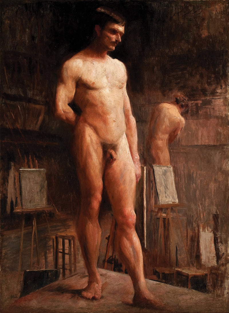 Nu masculino de frente - Eliseu Visconti