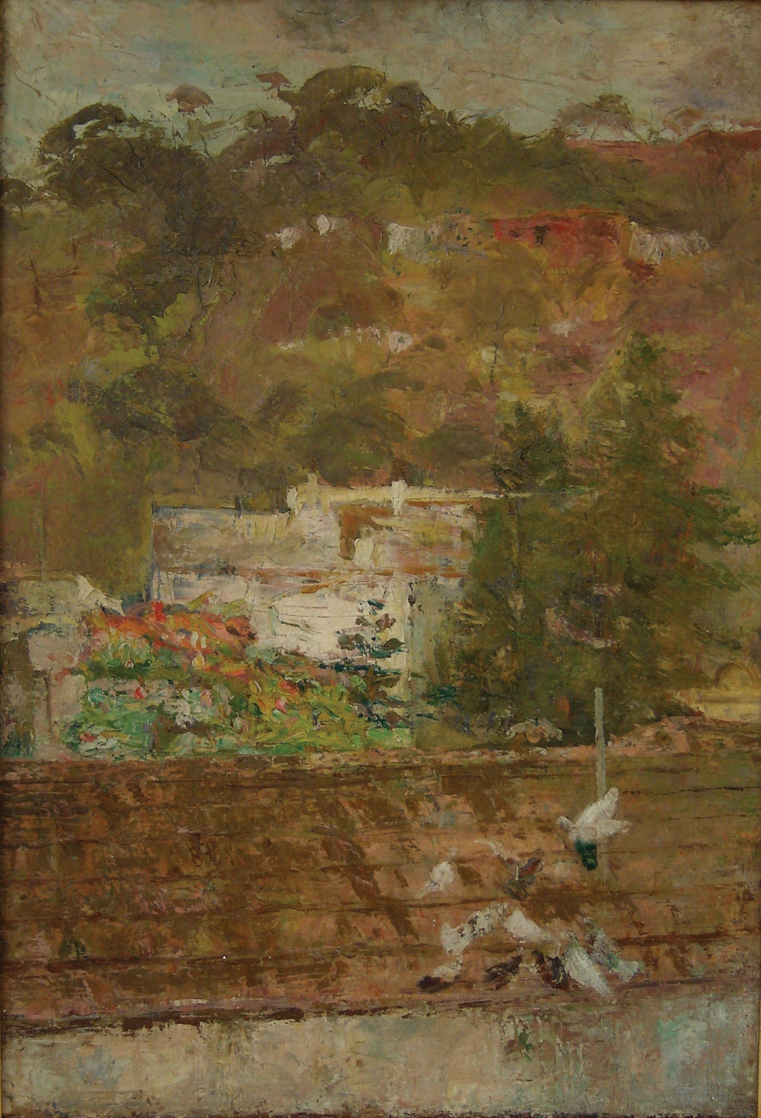 Revoada de pombos - Eliseu Visconti