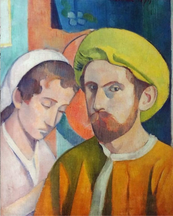 Portret artysty w żółtym turbanie - Émile Bernard