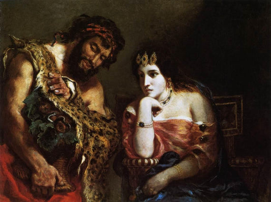 Cléopâtre et le paysan - Eugène Delacroix