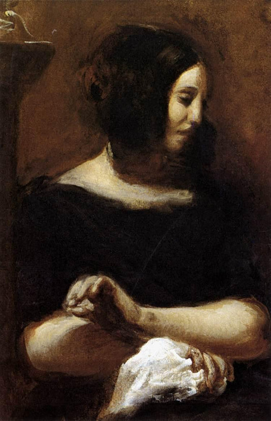 George Sand - Eugène Delacroix