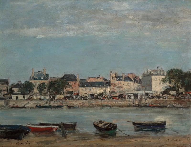 Port w Trouville - Eugène Boudin
