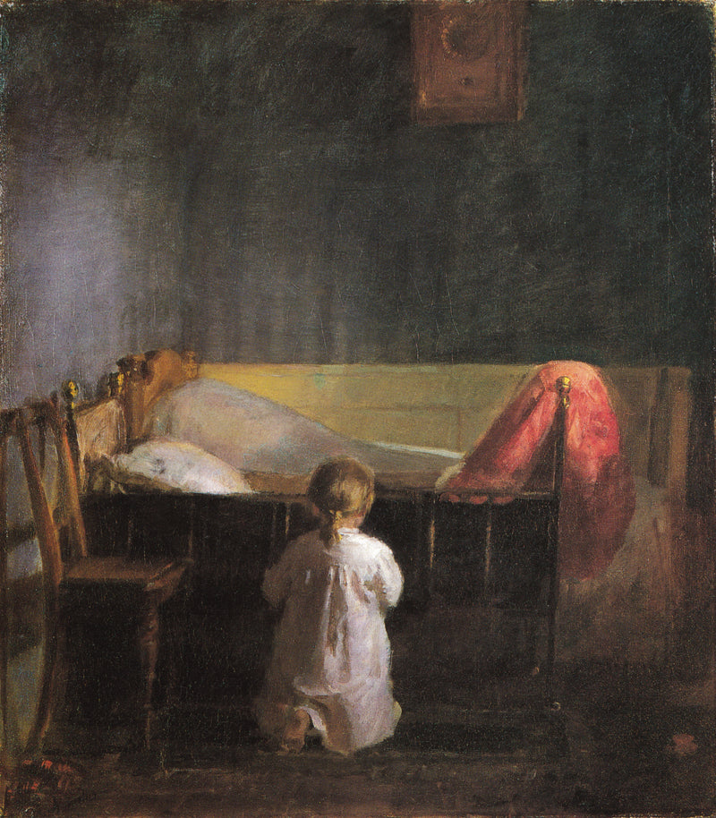Modlitwa wieczorna - Anna Ancher