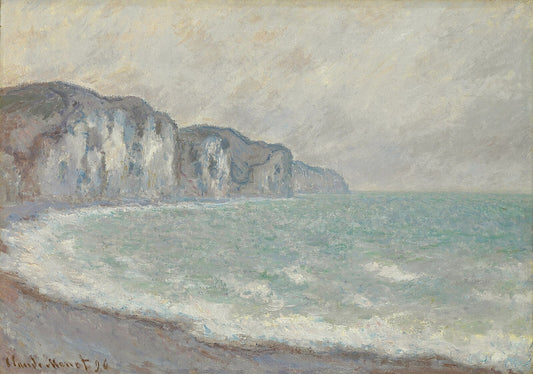 Klify Pourville, szara pogoda (1896)