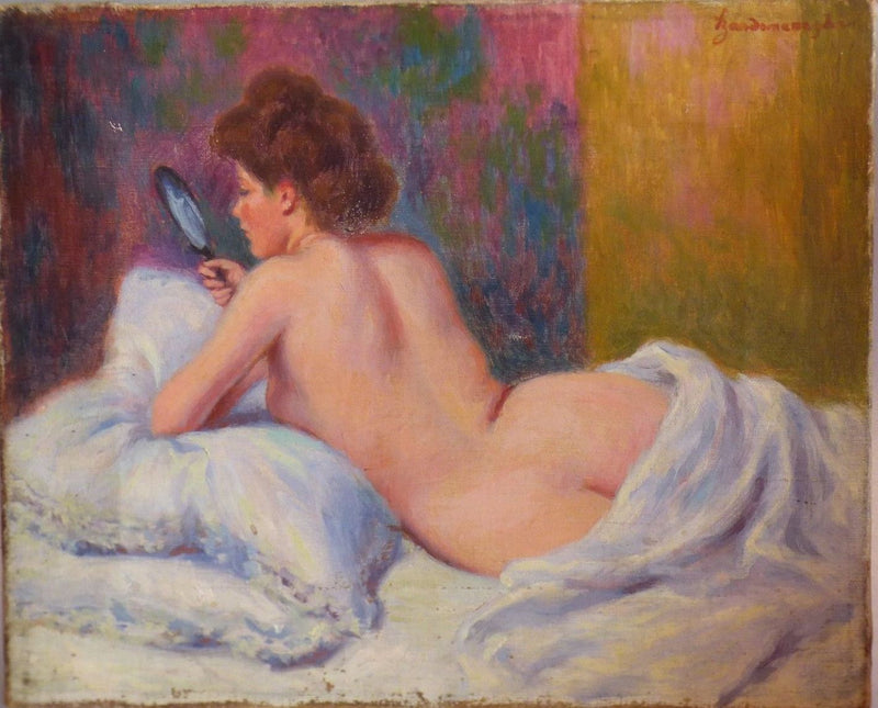 Poranek - (Młoda modelka przy lustrze) - Federico Zandomeneghi