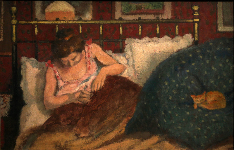 W łóżku - Georges Lemmen