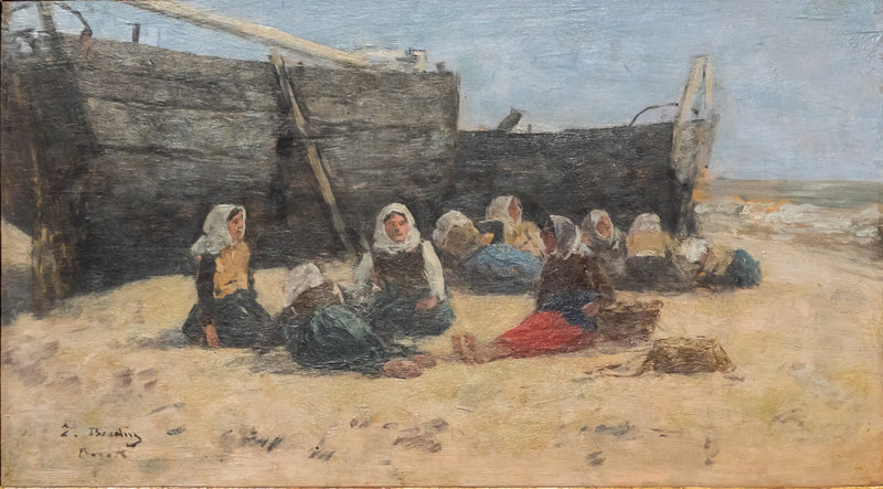 Kobiety rybaków w odpoczynku - Eugène Boudin