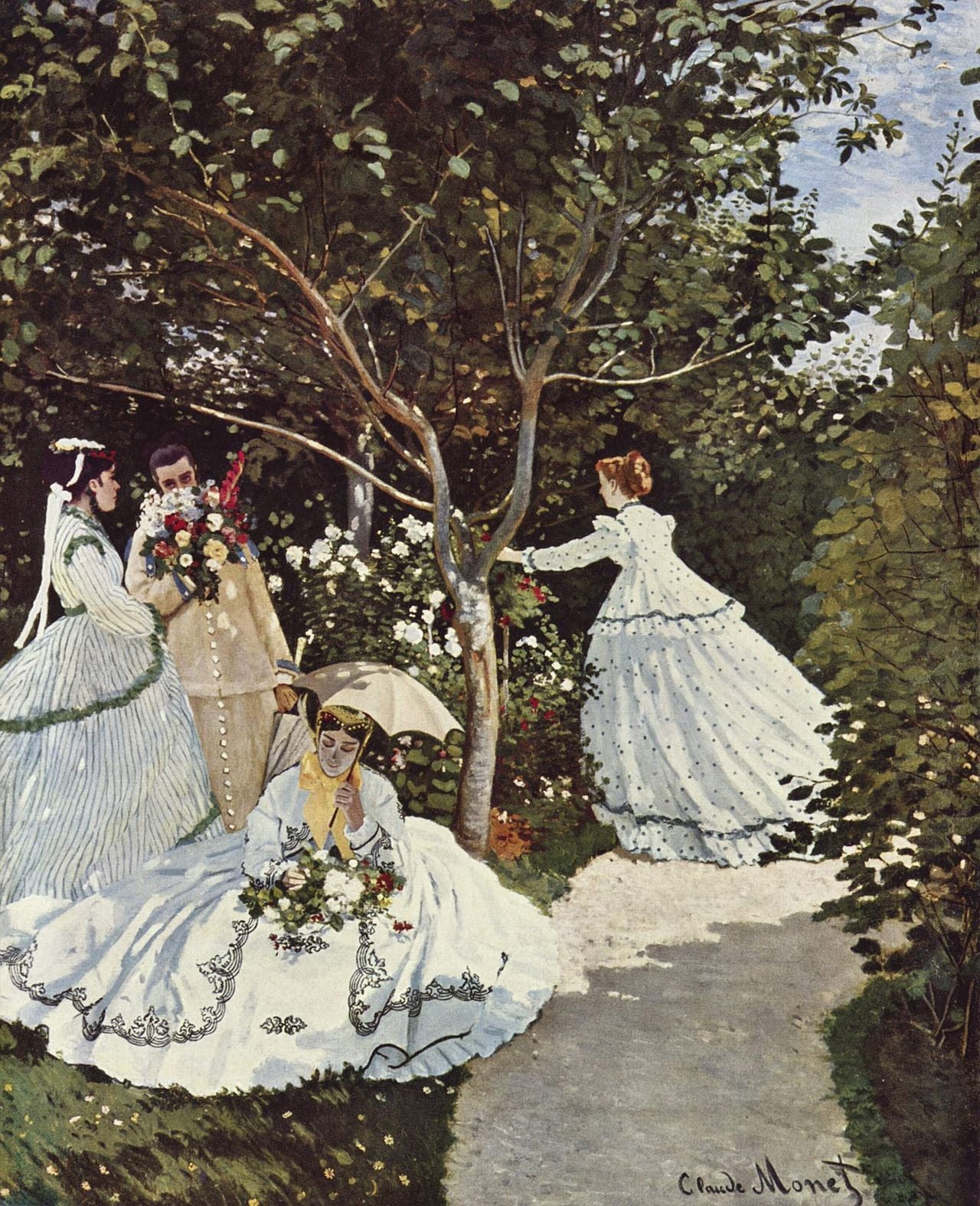 Kobiety w ogrodzie – Claude Monet (1866)