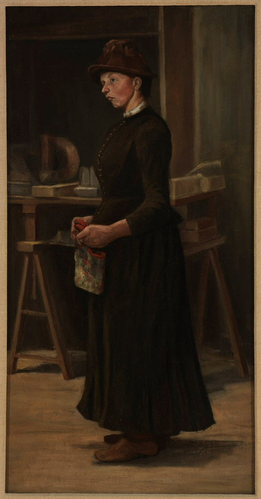 Portret pani Kyburz - Ferdinand Hodler