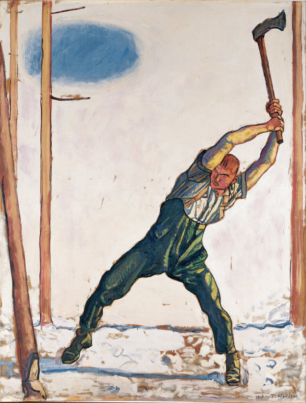 Bûcheron - Ferdinand Hodler - Alpha Reproduction