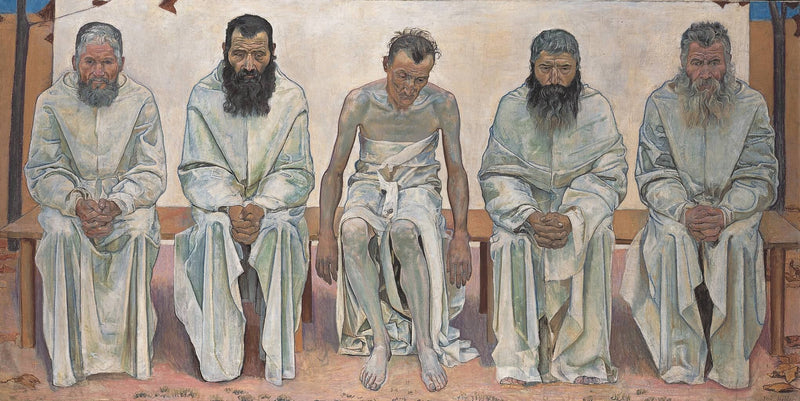 Zmęczeni życiem - Ferdinand Hodler