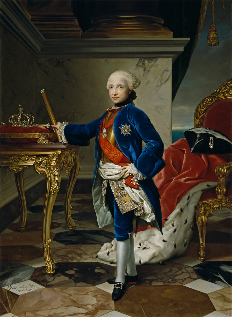 Ferdinand IV, król Neapolu - Anton Raphael Mengs