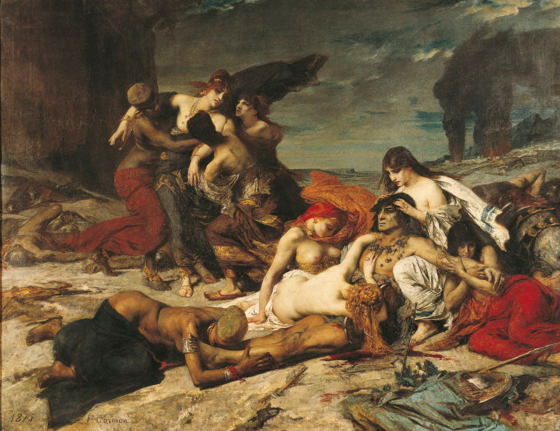 La Mort de Ravana - Fernand Cormon