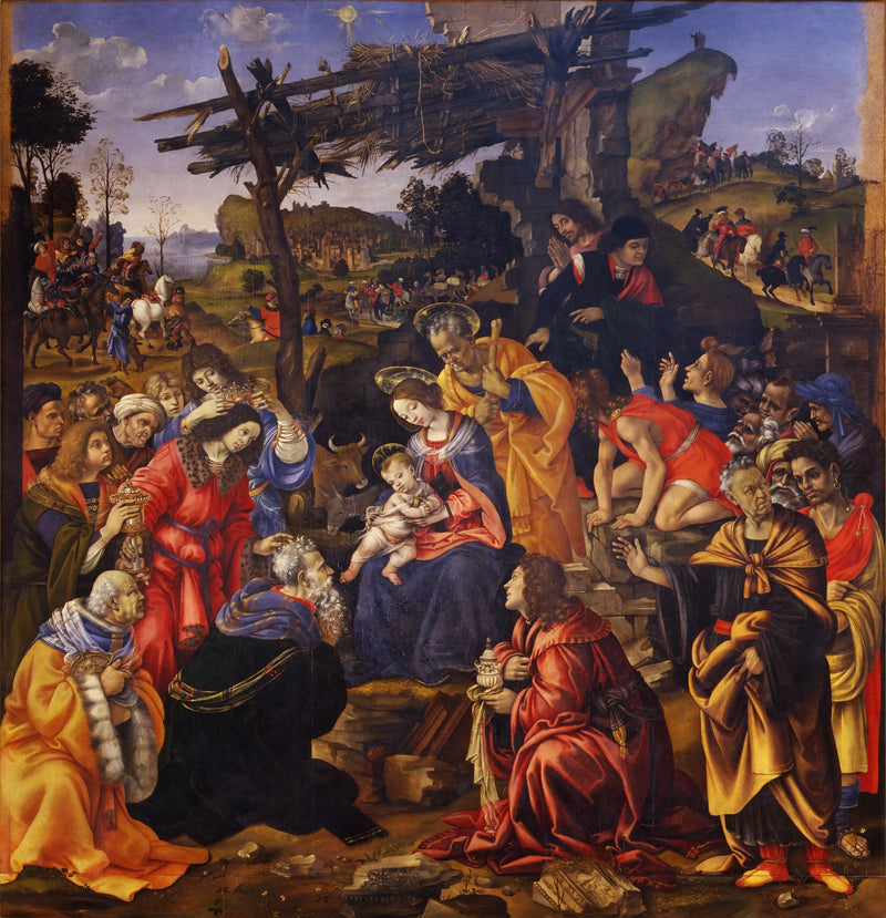 Adoracja Trzech Króli - Filippino Lippi
