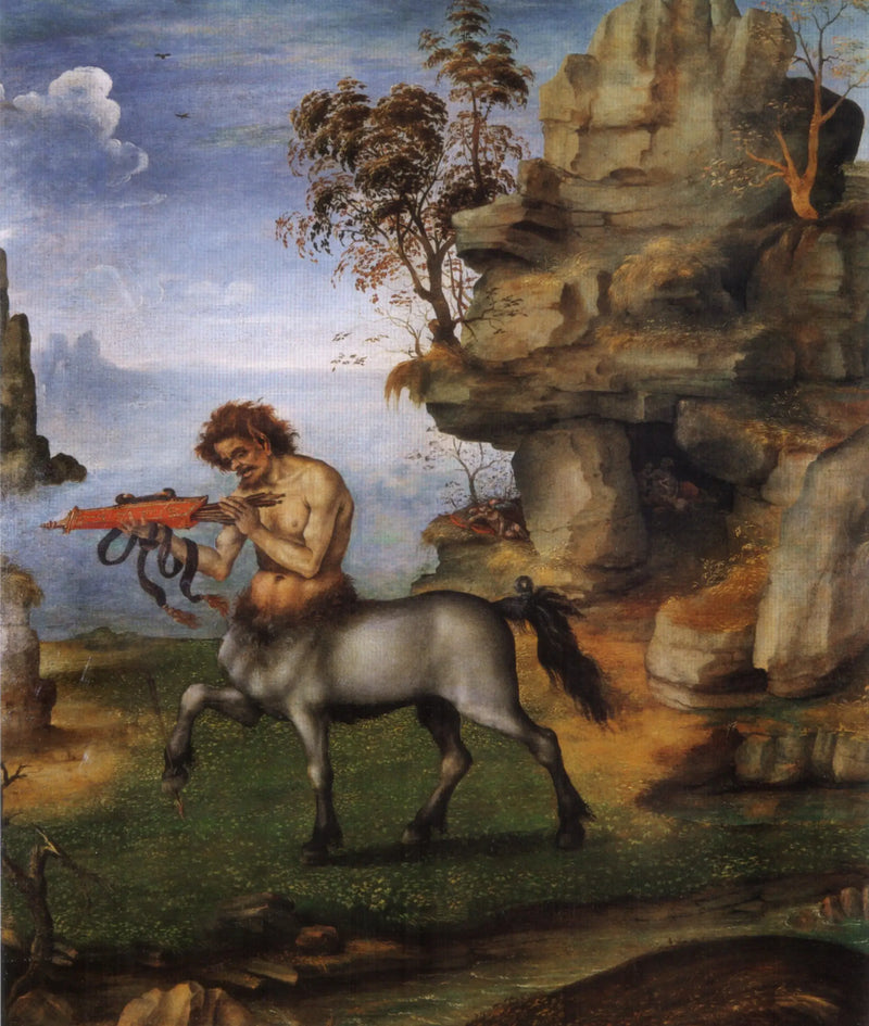 Ranny centaur (odwrotnie: Narodziny Wenus?) - Filippino Lippi