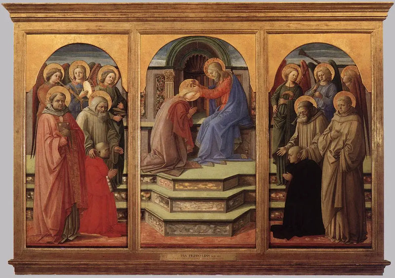 Koronacja Marsuppini - Fra Filippo Lippi