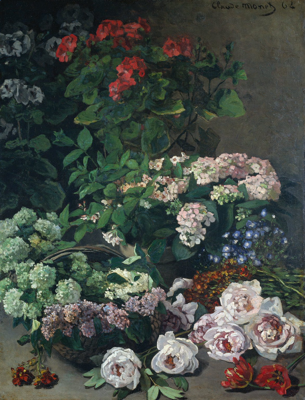 Kwiaty wiosny - Claude Monet