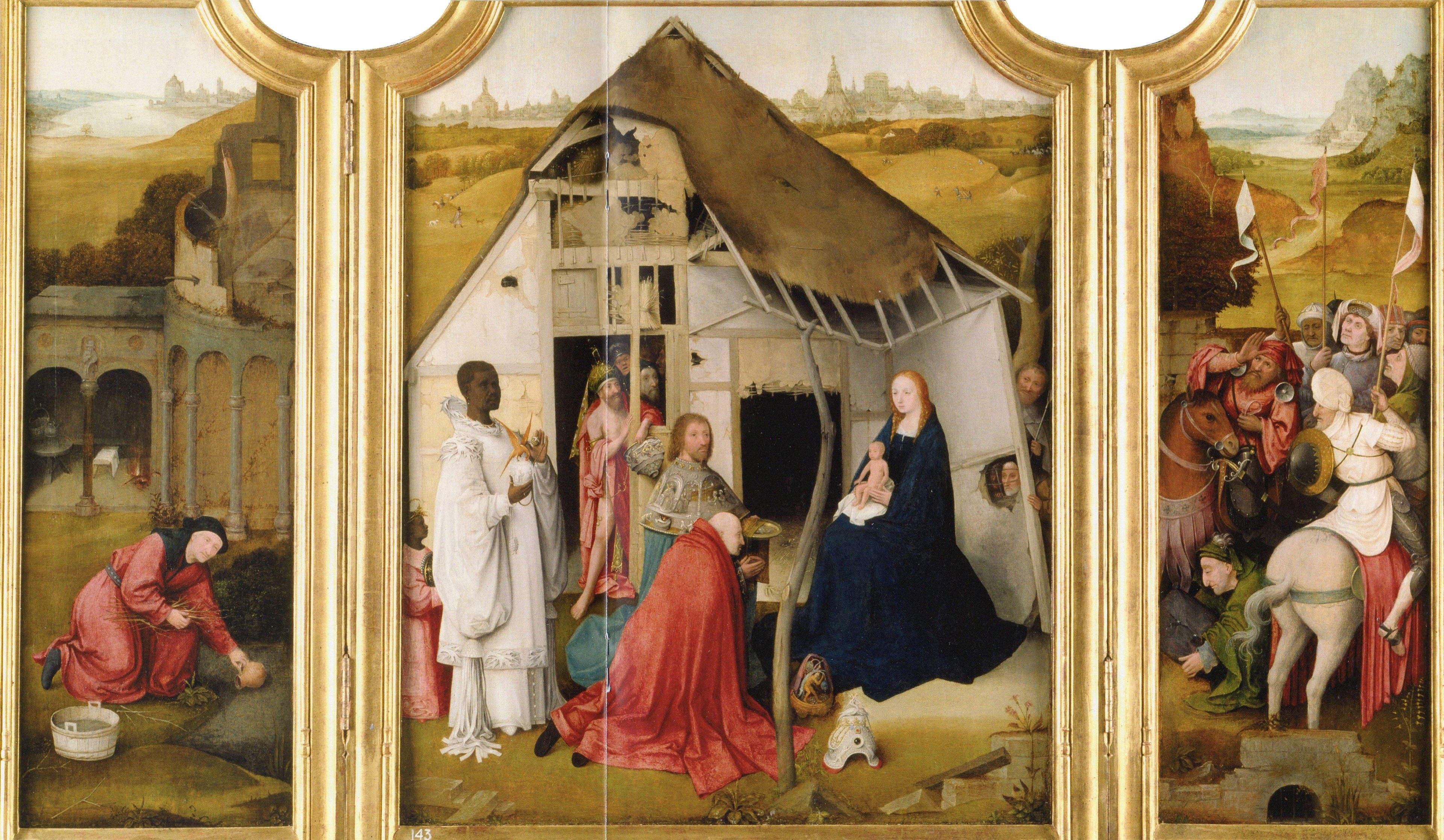 Adoracja Mędrców - Hieronymus Bosch