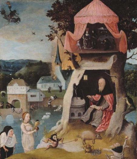 Kuszenie św. Antoniego - Hieronymus Bosch