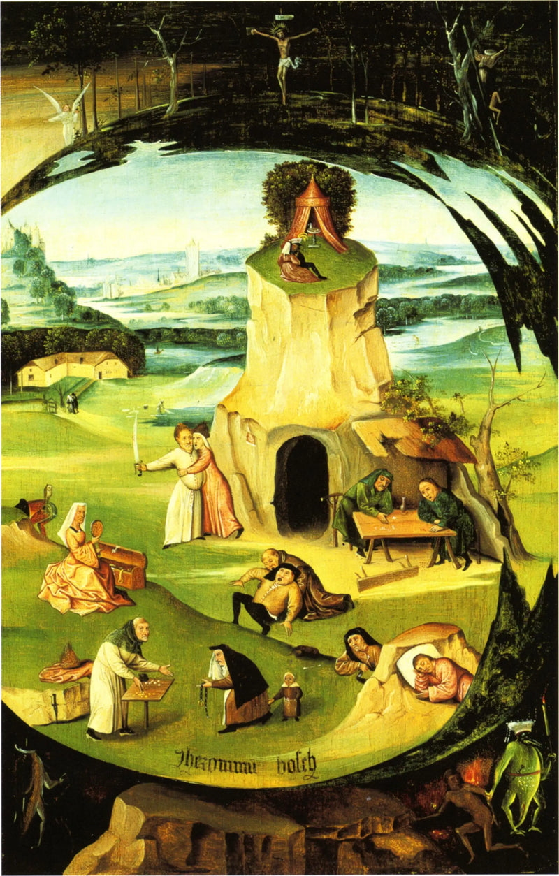Siedem grzechów głównych w skórze globu ziemskiego. - Hieronymus Bosch