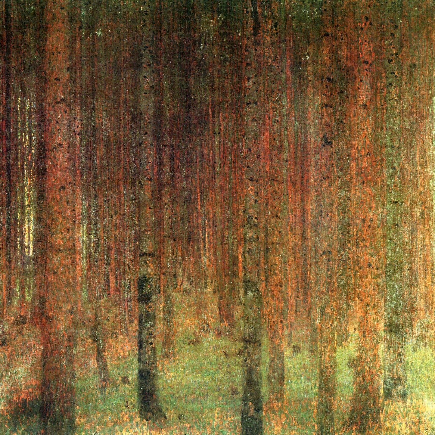 🌲 Las sosnowy II – Gustav Klimt (około 1901)