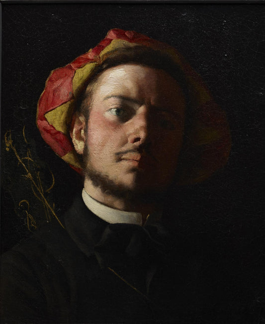 Reproduction du tableau « Portrait de Paul Verlaine comme un troubadour - Frédéric Bazille » par Alpha Reproduction en peinture à l’huile