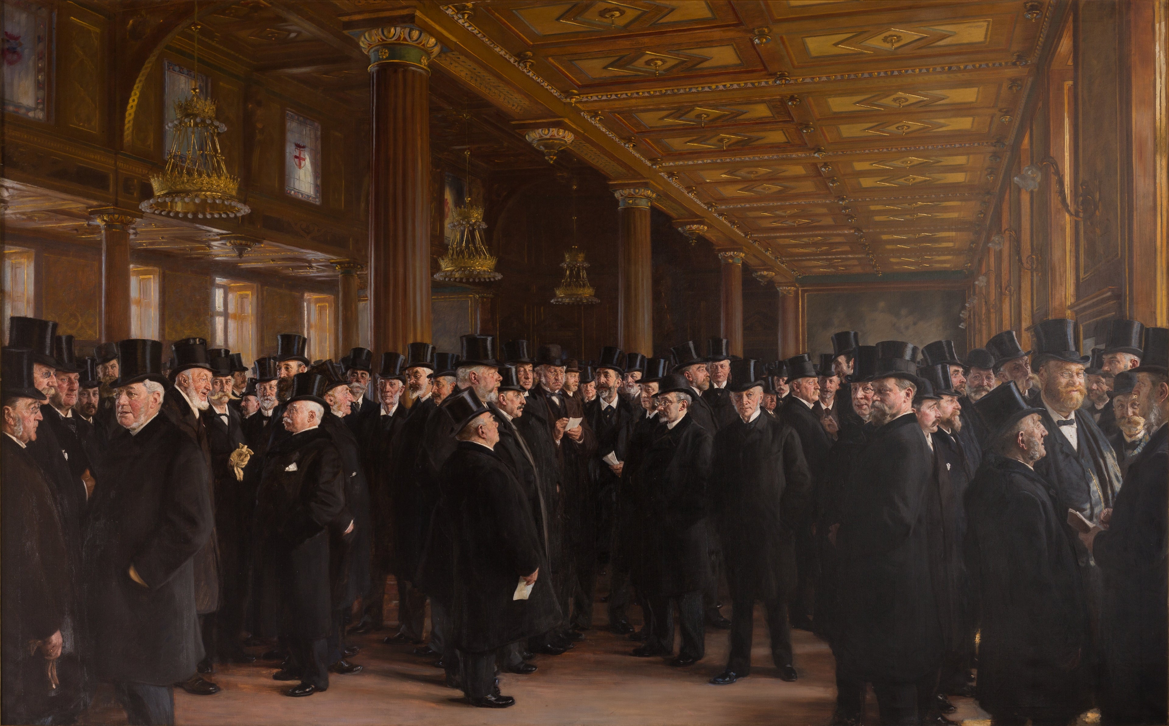 Z giełdy w Kopenhadze - Peder Severin Krøyer