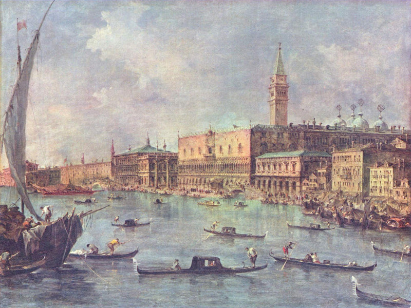 Wenecja: Pałac Dożów i Molo - Francesco Guardi