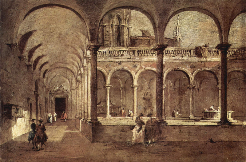 Klasztor w Wenecji - Francesco Guardi