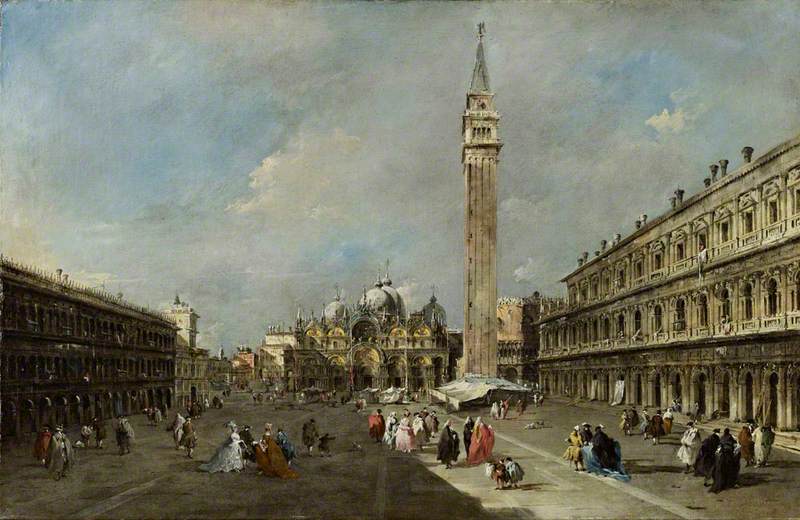 La place Saint-Marc Venise - Francesco Guardi - Alpha Reproduction