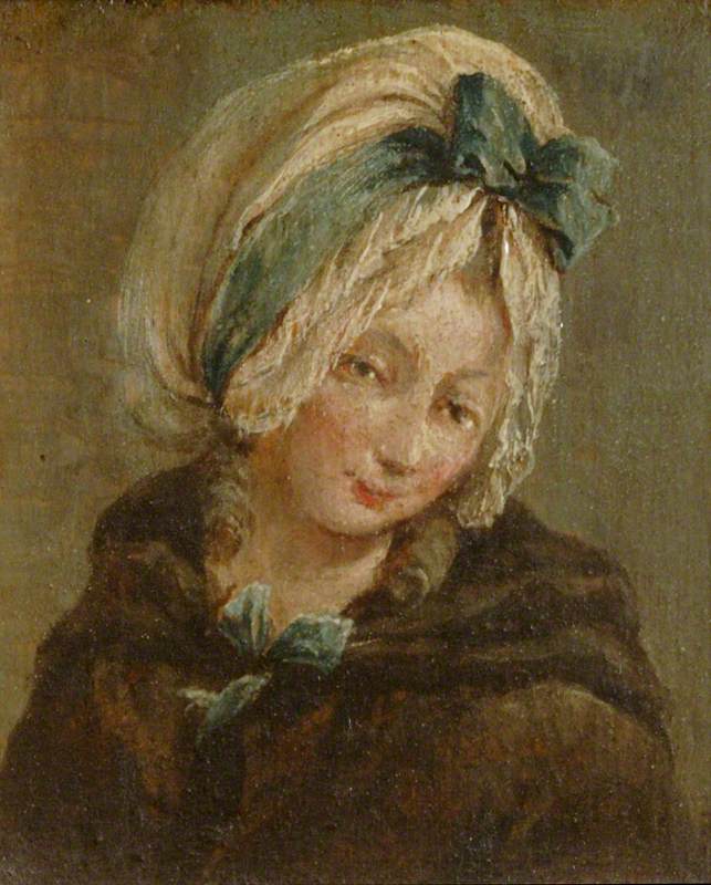 Dwa obrazy: portret chłopca i portret dziewczynki (tryptyk, panel po prawej stronie) - Francesco Guardi