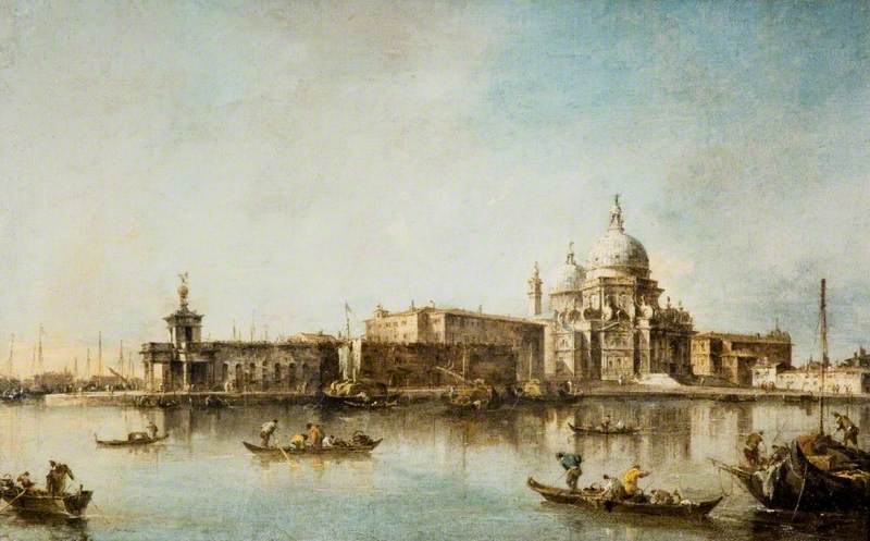 Venise - Santa Maria delle Salute et le Dogme - Francesco Guardi - Alpha Reproduction