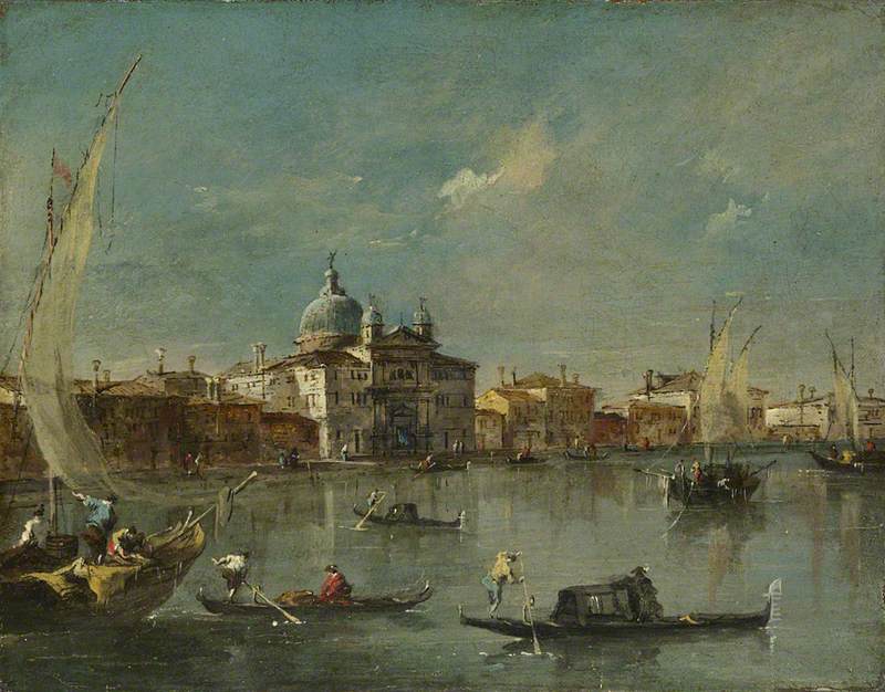 Venise: La Giudecca avec la Zitelle - Francesco Guardi - Alpha Reproduction