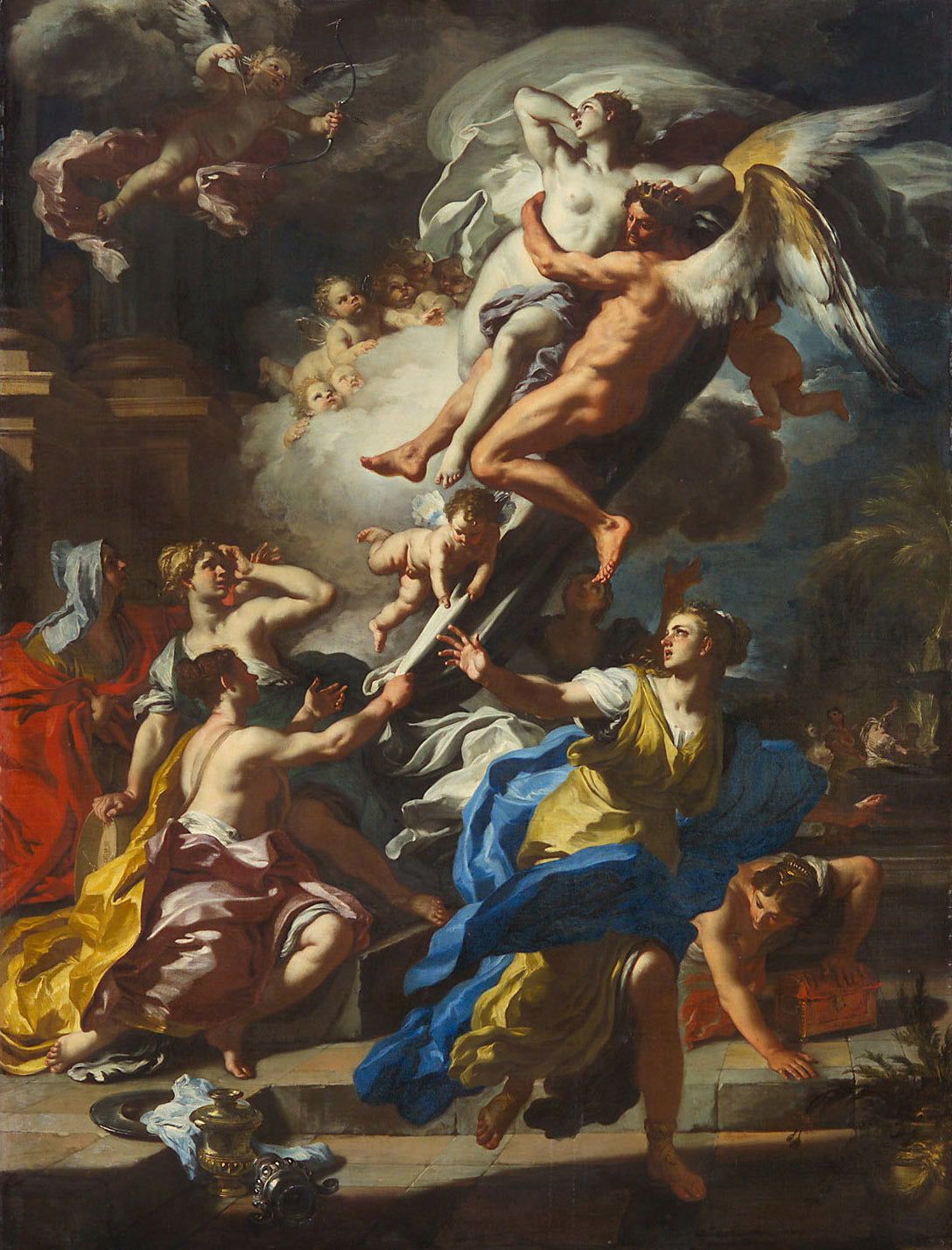 Borée vole Oréthyie - Francesco Solimena - Alpha Reproduction