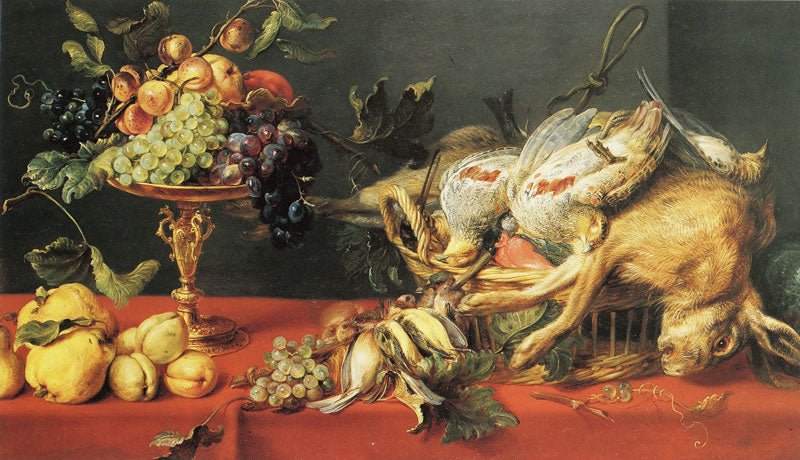 Gibier et fruits sur une table - Frans Snyders