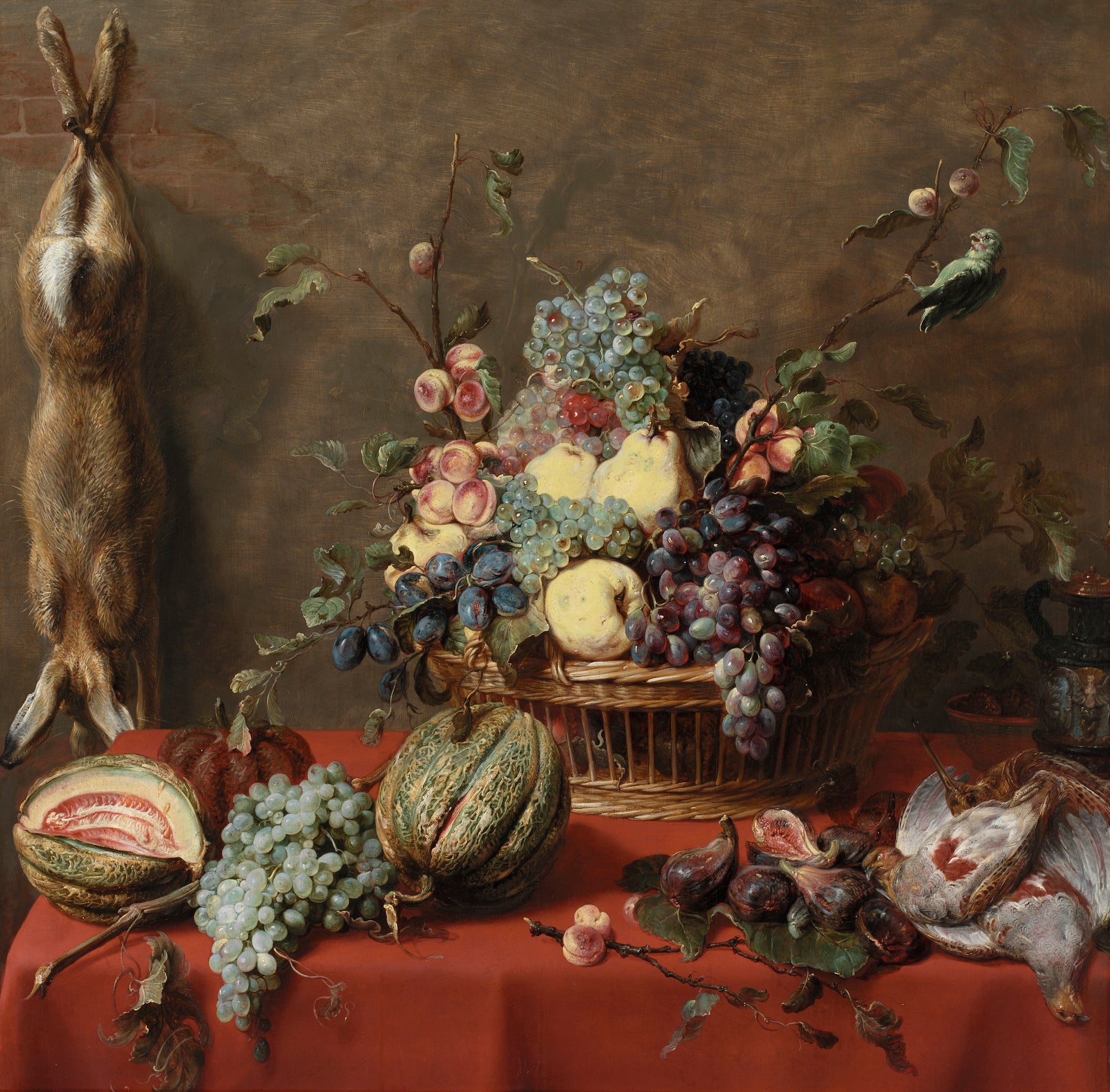 Nature morte avec fruits et lièvre mort - Frans Snyders