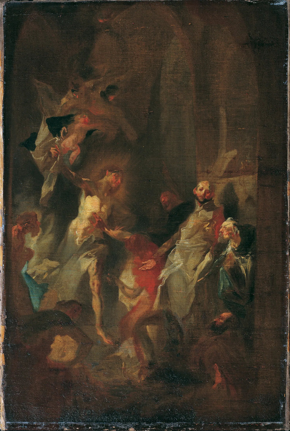 Le Christ apparaît à saint Thomas - Franz Anton Maulbertsch image 1 reproduction réalisée par Alpha Reproduction