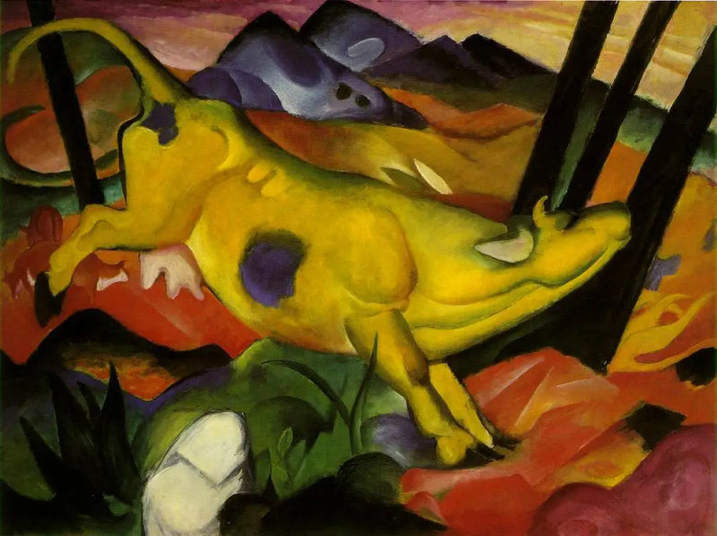 Żółta krowa - Franz Marc