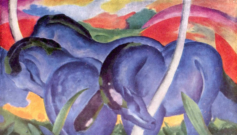 Wielkie Niebieskie Konie - Franz Marc