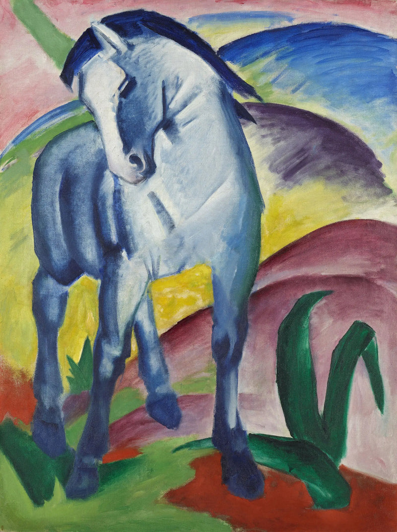 Niebieski koń I - Franz Marc