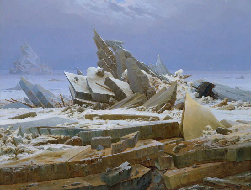 Morze lodowe - Caspar David Friedrich