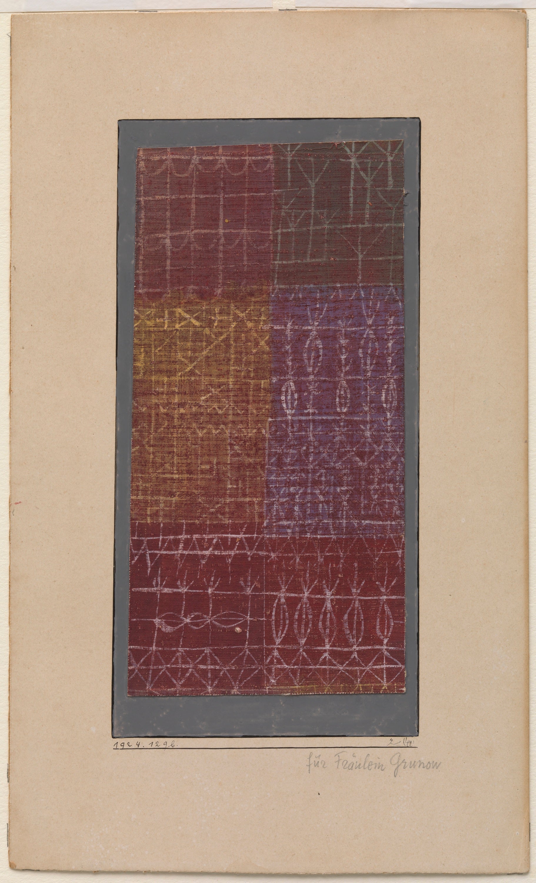 Zasłona - Paul Klee