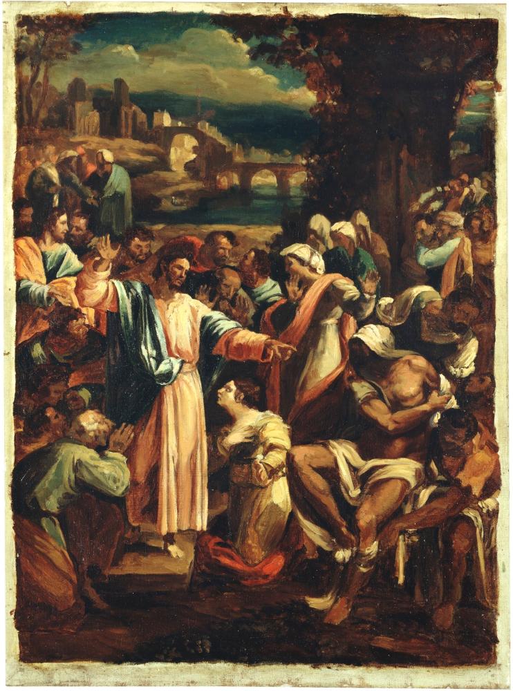 Reproduction du tableau « La résurrection de Lazare - Théodore Géricault » par Alpha Reproduction en peinture à l’huile