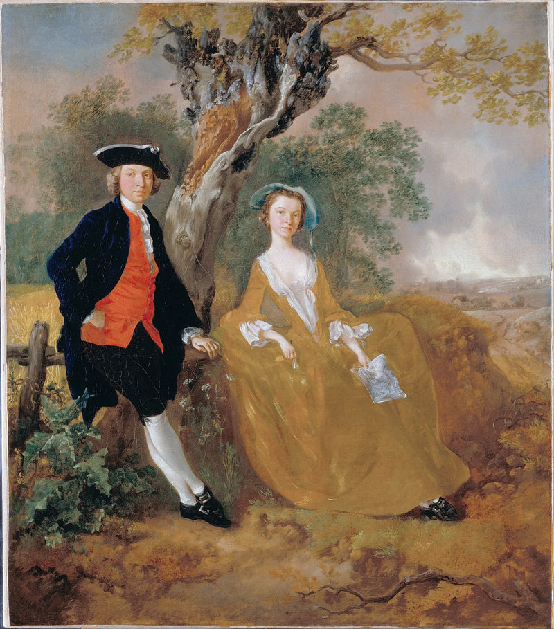 Para w krajobrazie - Thomas Gainsborough