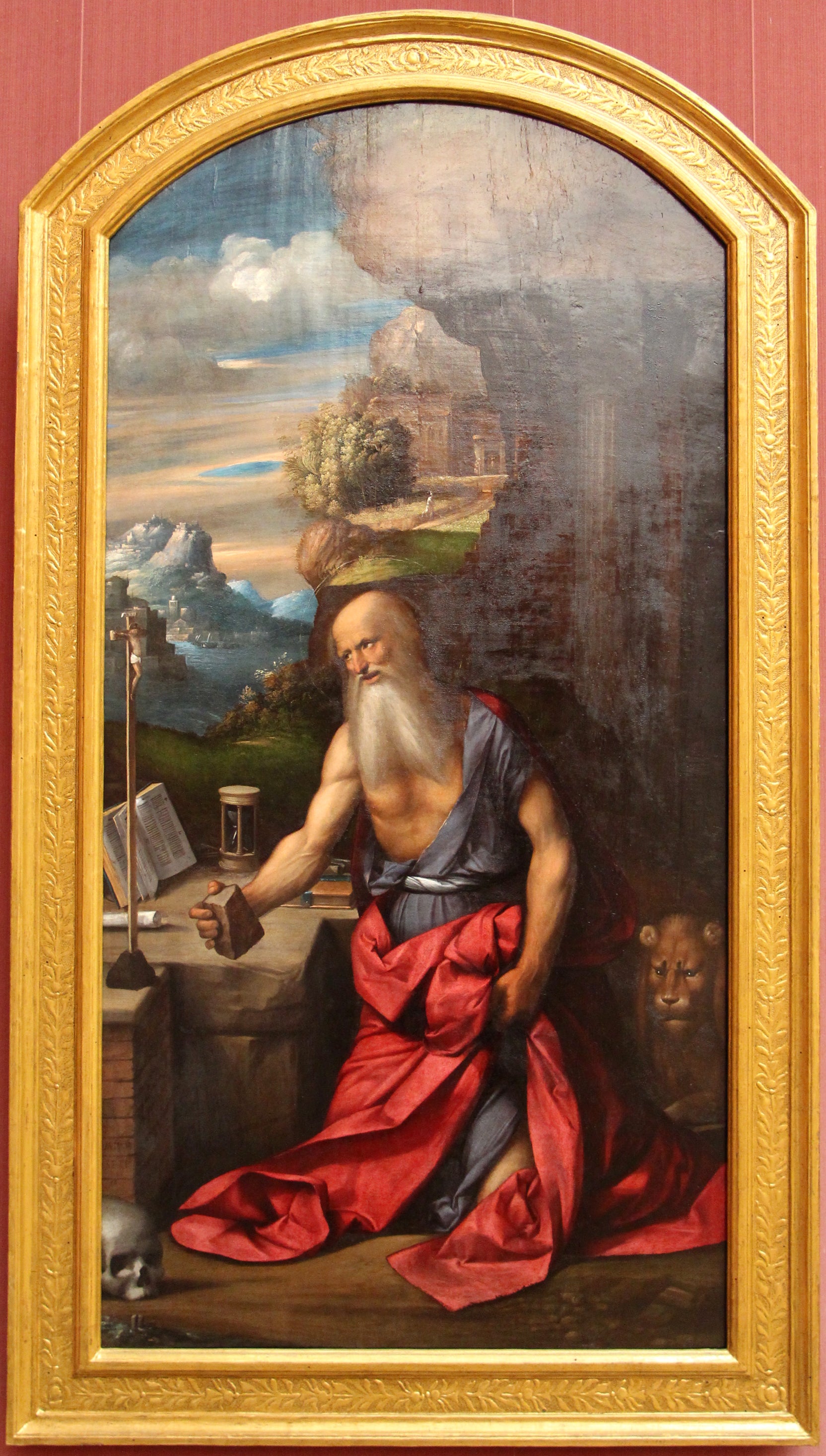 Le saint pénitent Jérôme - Benvenuto Tisi