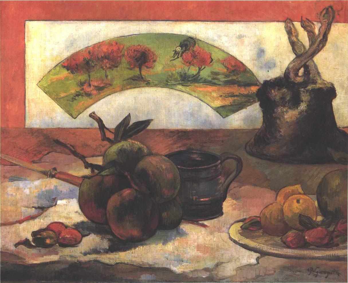 Martwa natura z wachlarzem - Paul Gauguin