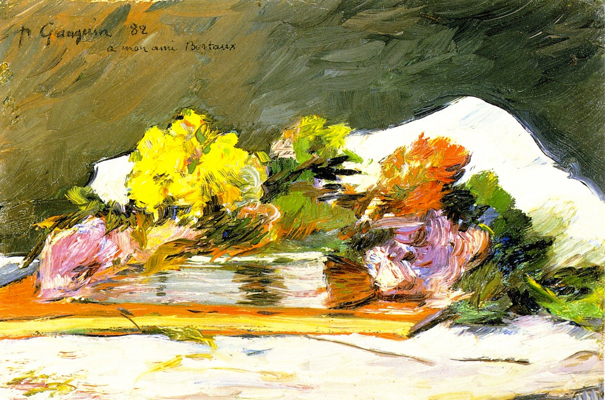 Kwiaty i książki - Paul Gauguin