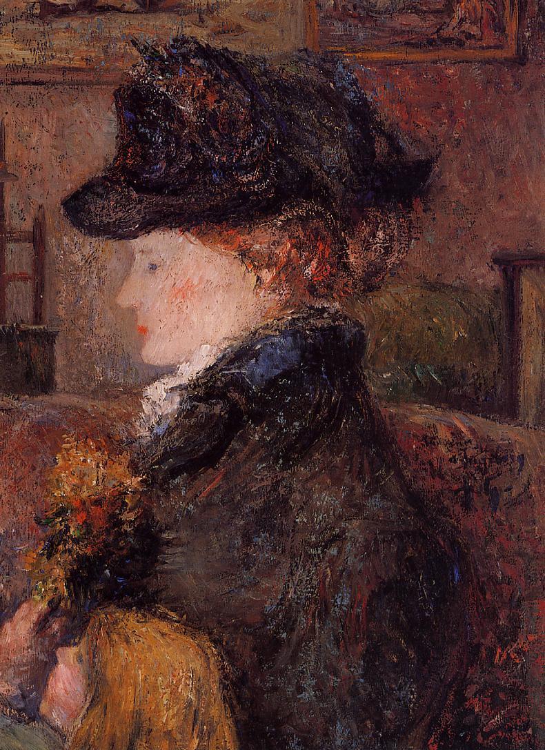Portret kobiety (Ingeborg Thaulow) - Paul Gauguin