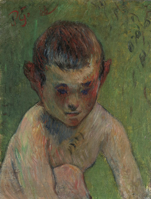 Mały bretoński kąpielowy - Paul Gauguin